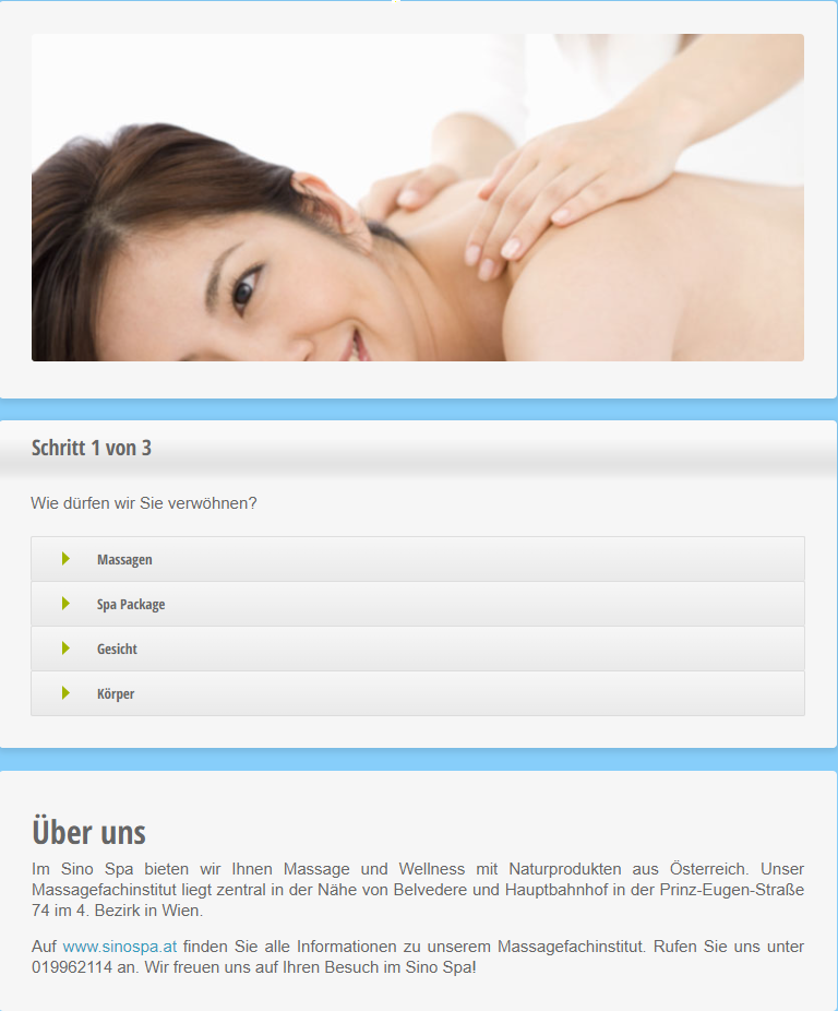 massage termin buchen